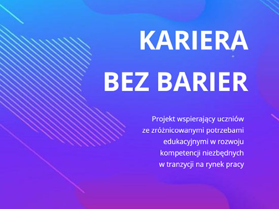 Kariera bez barier - projekt ogólnopolski